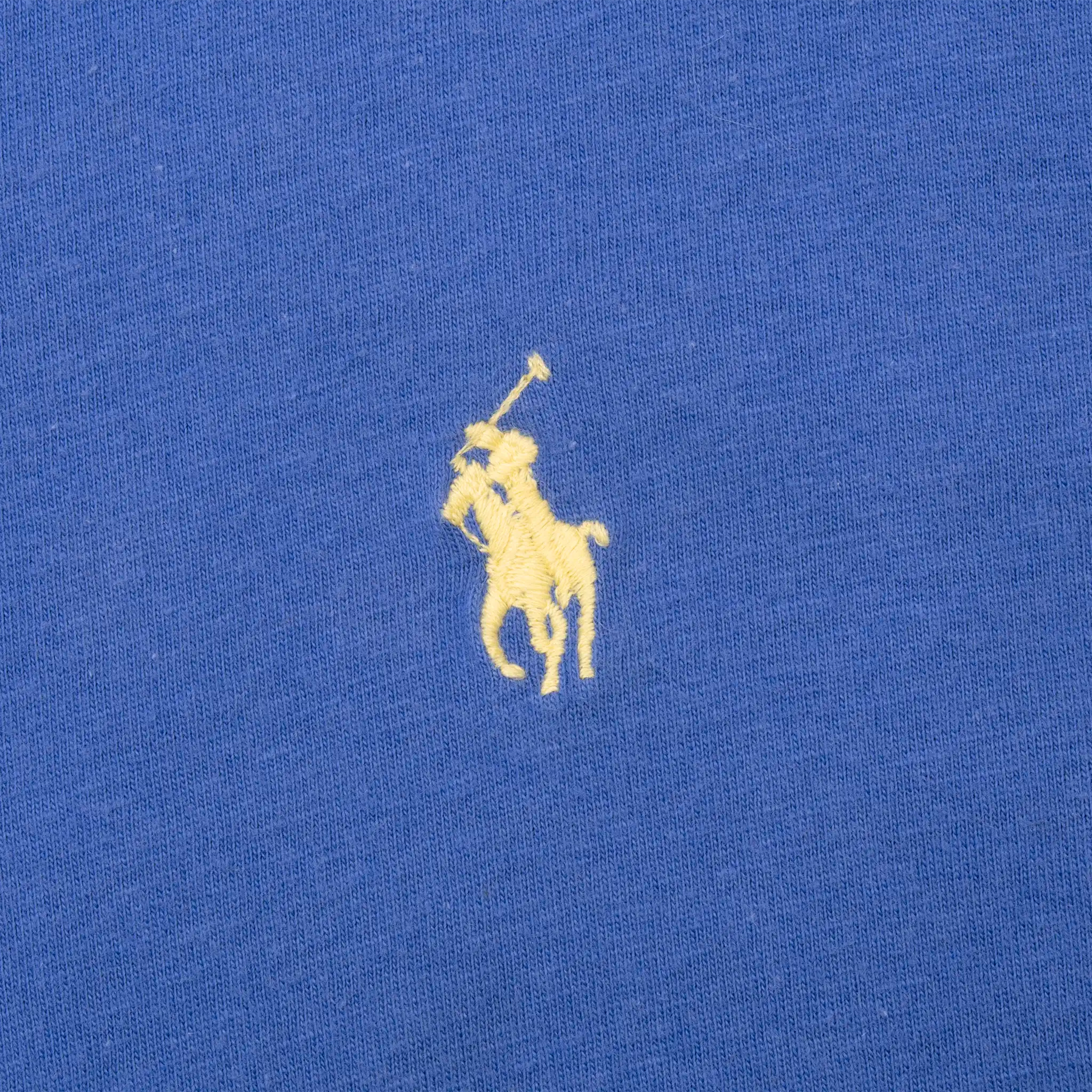 VINTAGE POLO RALPH LAUREN CLASSIC BLUE TEE SHIRT 1990S MEDIUM