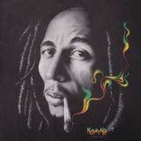 Vintage Bob Marley Kaya Man 2002 Tee Shirt Size Large
