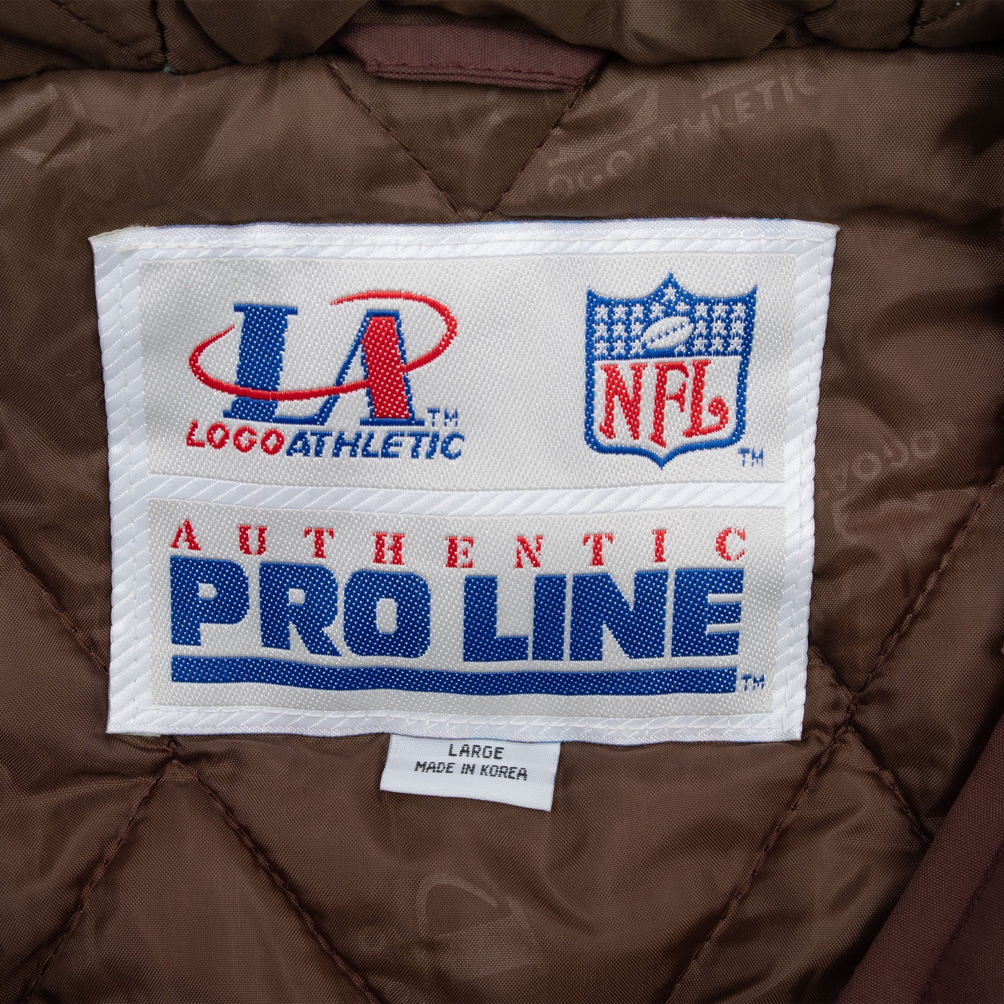 Vintage Nfl Cleveland Browns Hooded Windbreaker Jacket 1990S Size Large