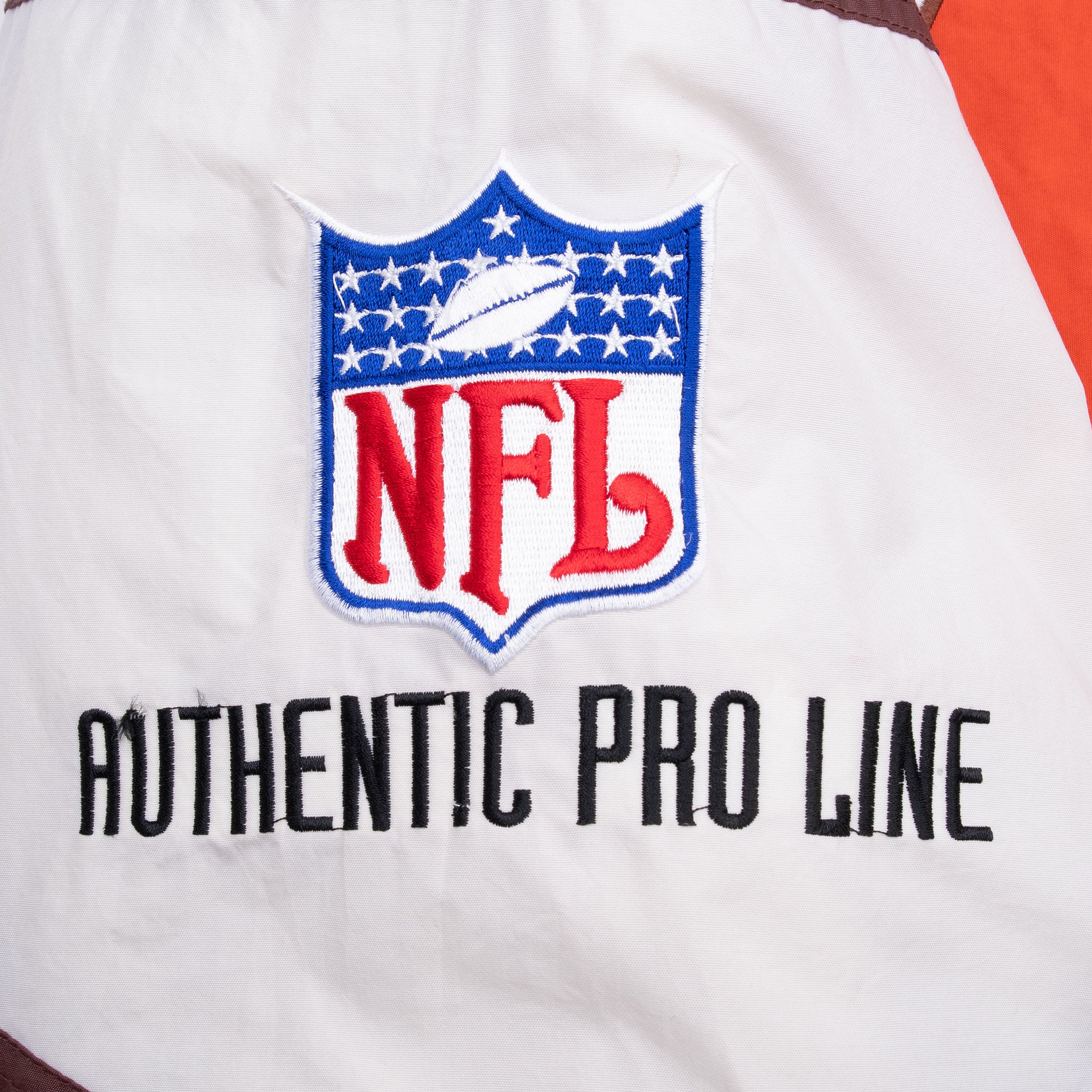 Vintage Nfl Cleveland Browns Hooded Windbreaker Jacket 1990S Size Large