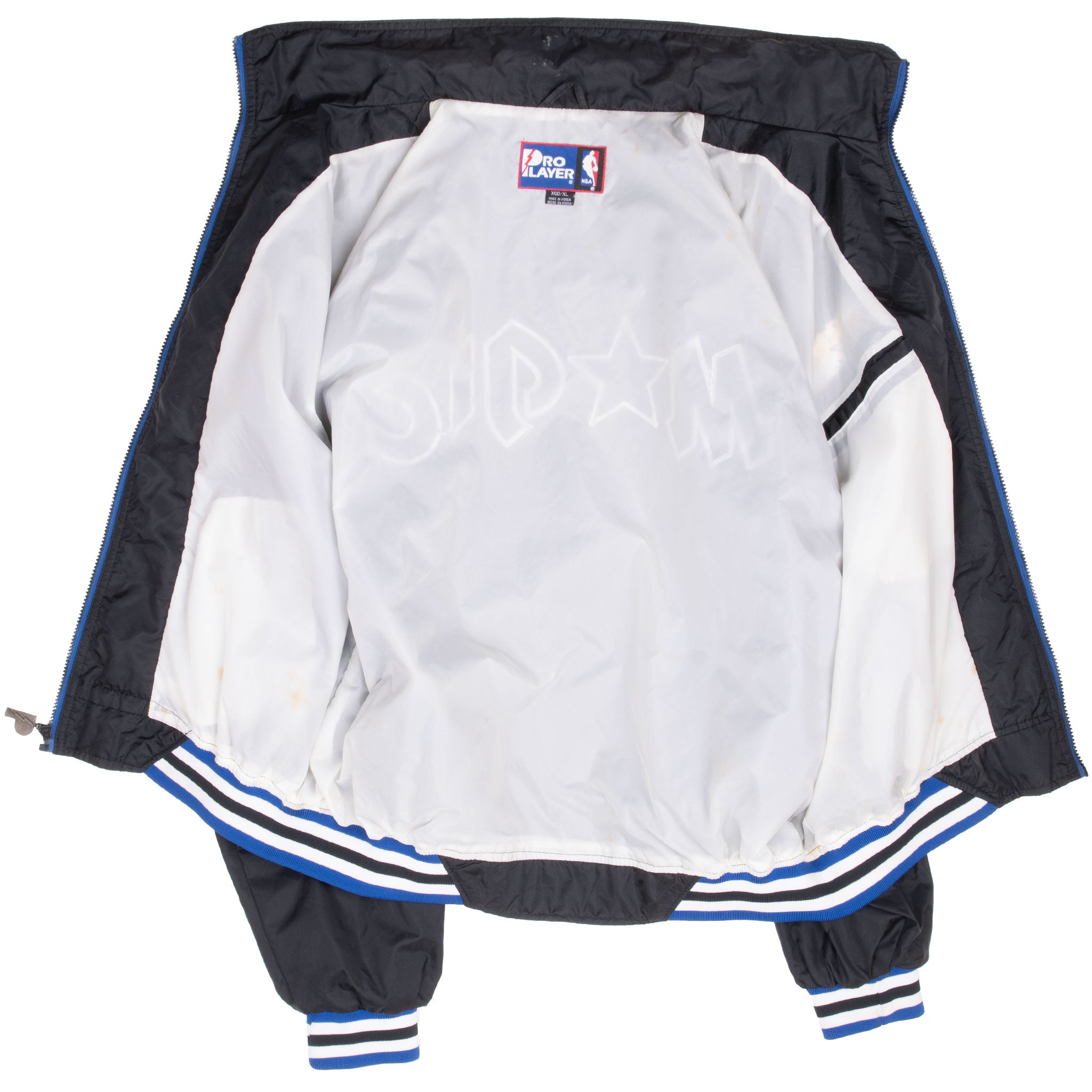 VINTAGE NBA ORLANDO MAGIC 1990S PRO PLAYER WINDBREAKER JACKET XL