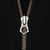 Close-up of metal zipper and Polo-engraved pull on black hoodie
