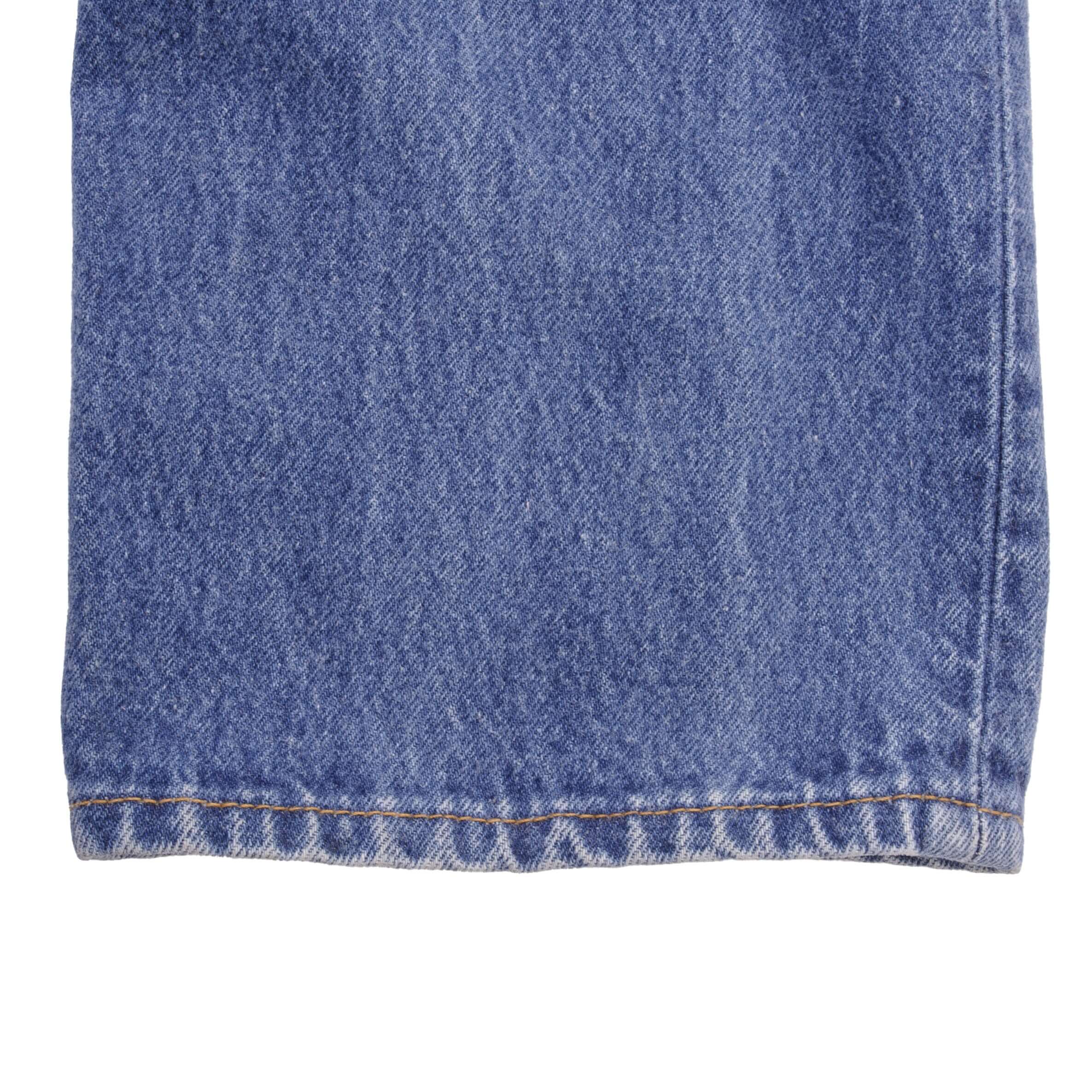 Beautiful Indigo Levis 501 Jeans 1990s Made in USA with Medium Wash  Size on tag 33X33 Actual Size 33X34 Back Button #532