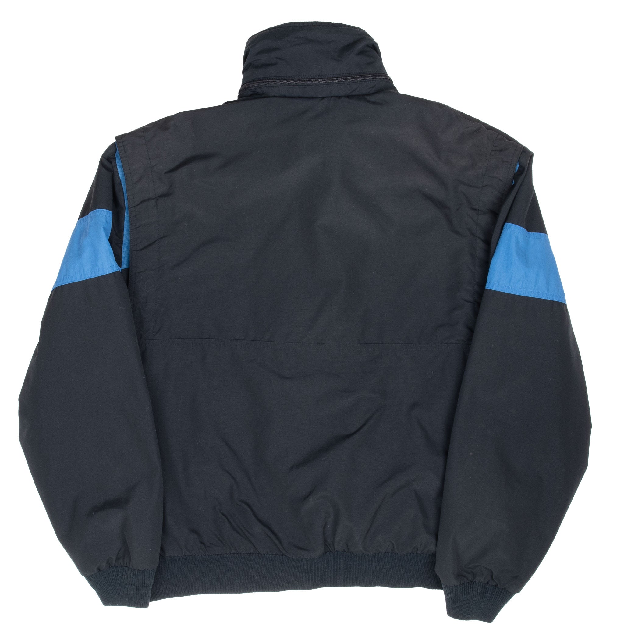 Vintage Nike Black and Blue Windbreaker Jacket Early 1980S Size Large. Nike Blue Label