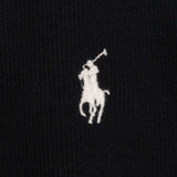 Vintage Polo Ralph Lauren Black Quarter 1/4 Zip Sweater 1990s Size XL