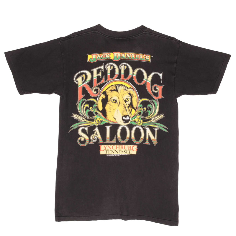 Vintage Jack Daniels Reddog Saloon Lynchburg Tennessee Tee Shirt 1990 Size Small Made In Usa