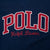 Vintage Polo Ralph Lauren Embroidered Blue Hoodie Sweatshirt Size Large