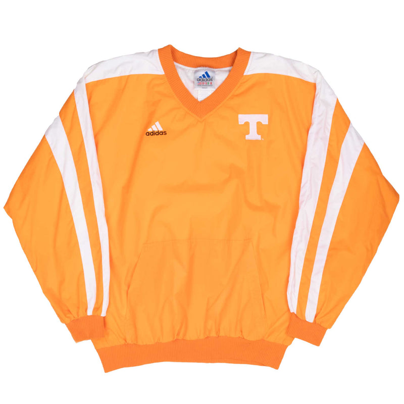 Vintage Ncaa Tennessee Volunteers Adidas Pullover Windbreaker Jacket 1990S Size XL