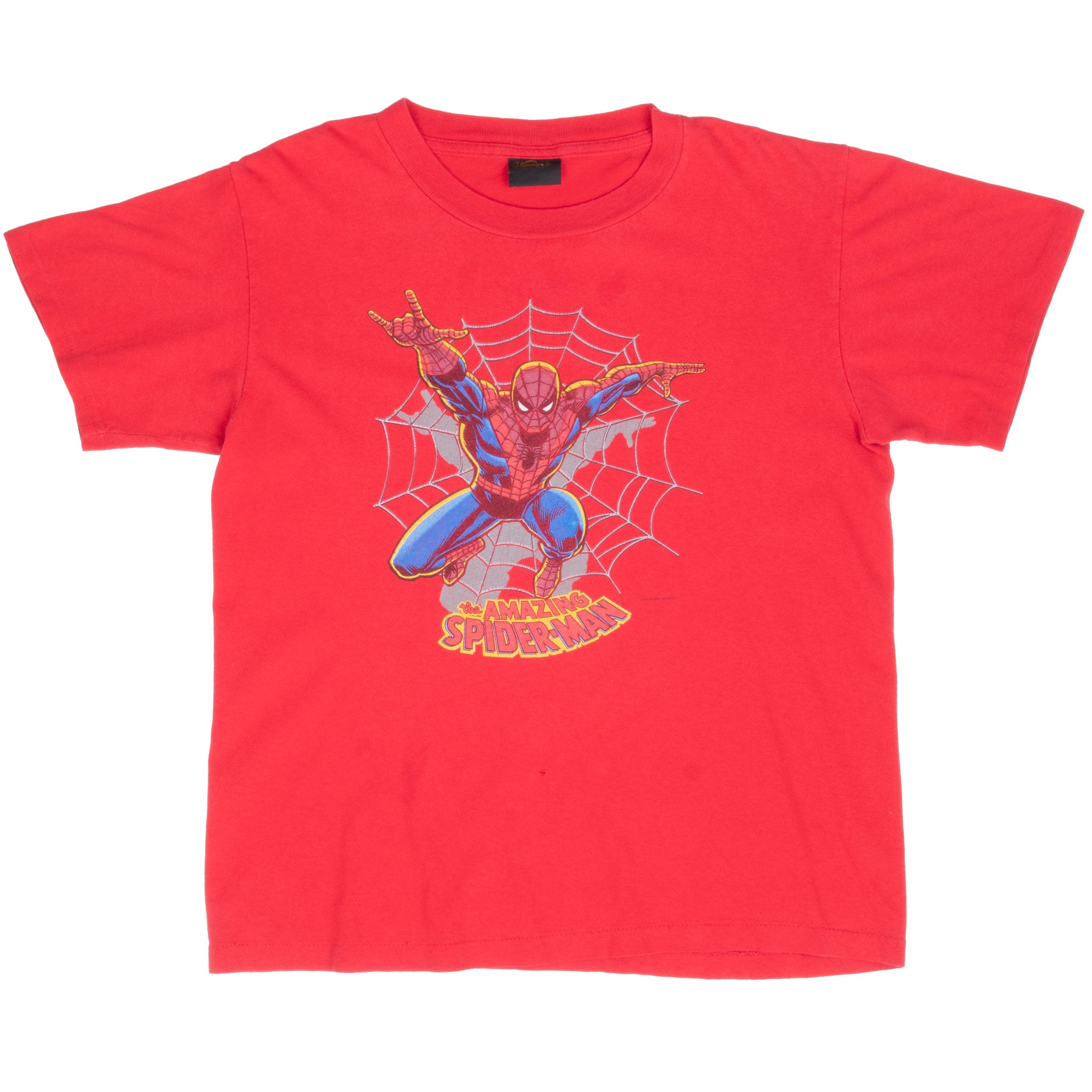 Vintage The Amazing Spiderman 2001 Tee Shirt Size Medium Made In Usa With Single Stitch Sleeves