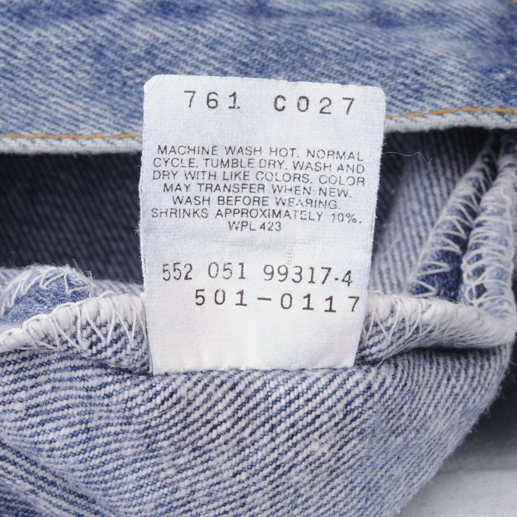 Beautiful Indigo Levis 501 Jeans 1980s Made in USA with Medium Wash  Size on tag 33X40 Actual Size 31X36  Back Button #552