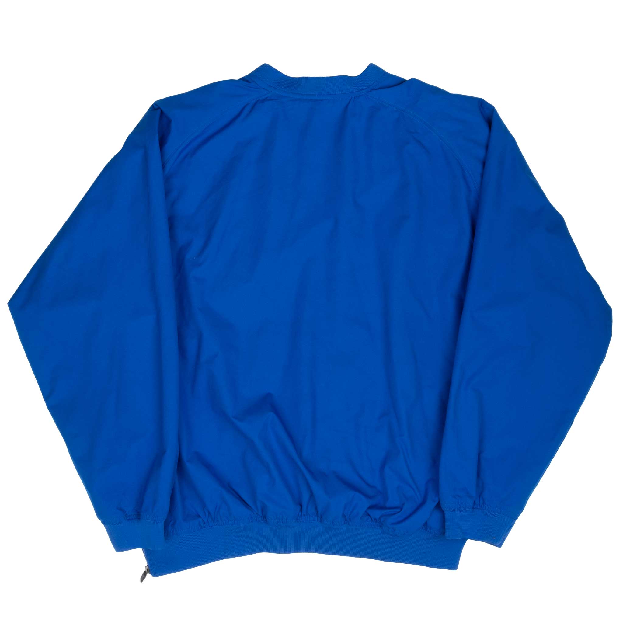 Vintage Nike Center Swoosh Blue Windbreaker Pullover Jacket 1990S Size Large