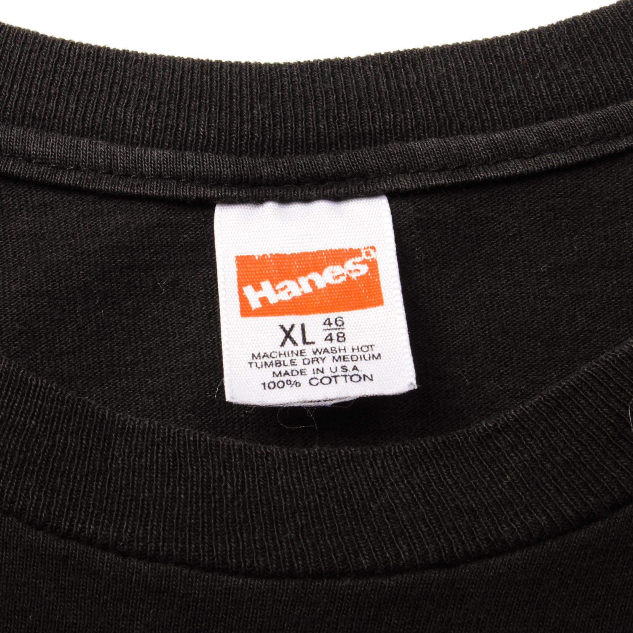 Hanes Vintage Label Tag 1992 1990s 90s