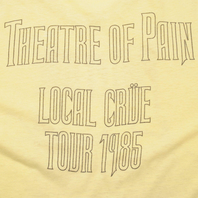 VINTAGE MOTLEY CRUE TEE SHIRT 1985 SIZE MEDIUM MADE IN USA