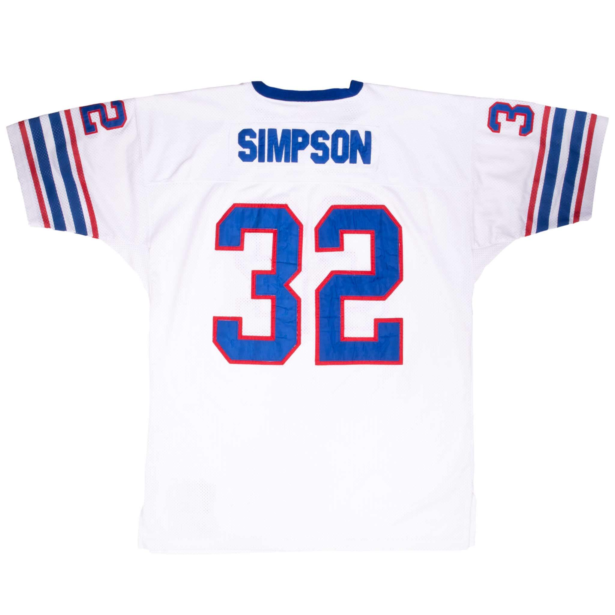 Vintage Nfl Buffalo Bills O.J. Simpson 1970S Mitchell&Ness Jersey Size 54