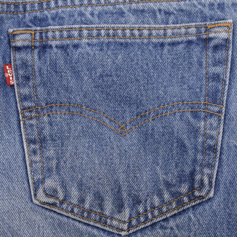 VINTAGE LEVIS 501 JEANS INDIGO 1980S SIZE W31 L36 MADE IN USA