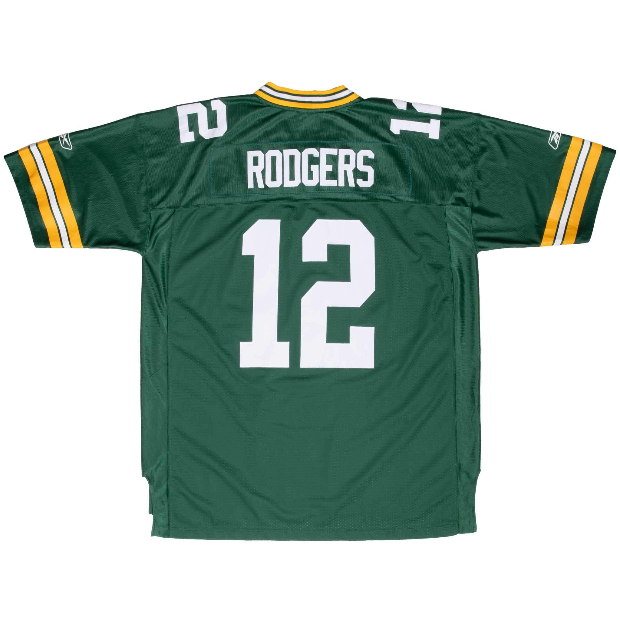 Vintage Nfl Green Bay Aaron Rodgers #12 Reebok Jersey 2000S Size 2XL