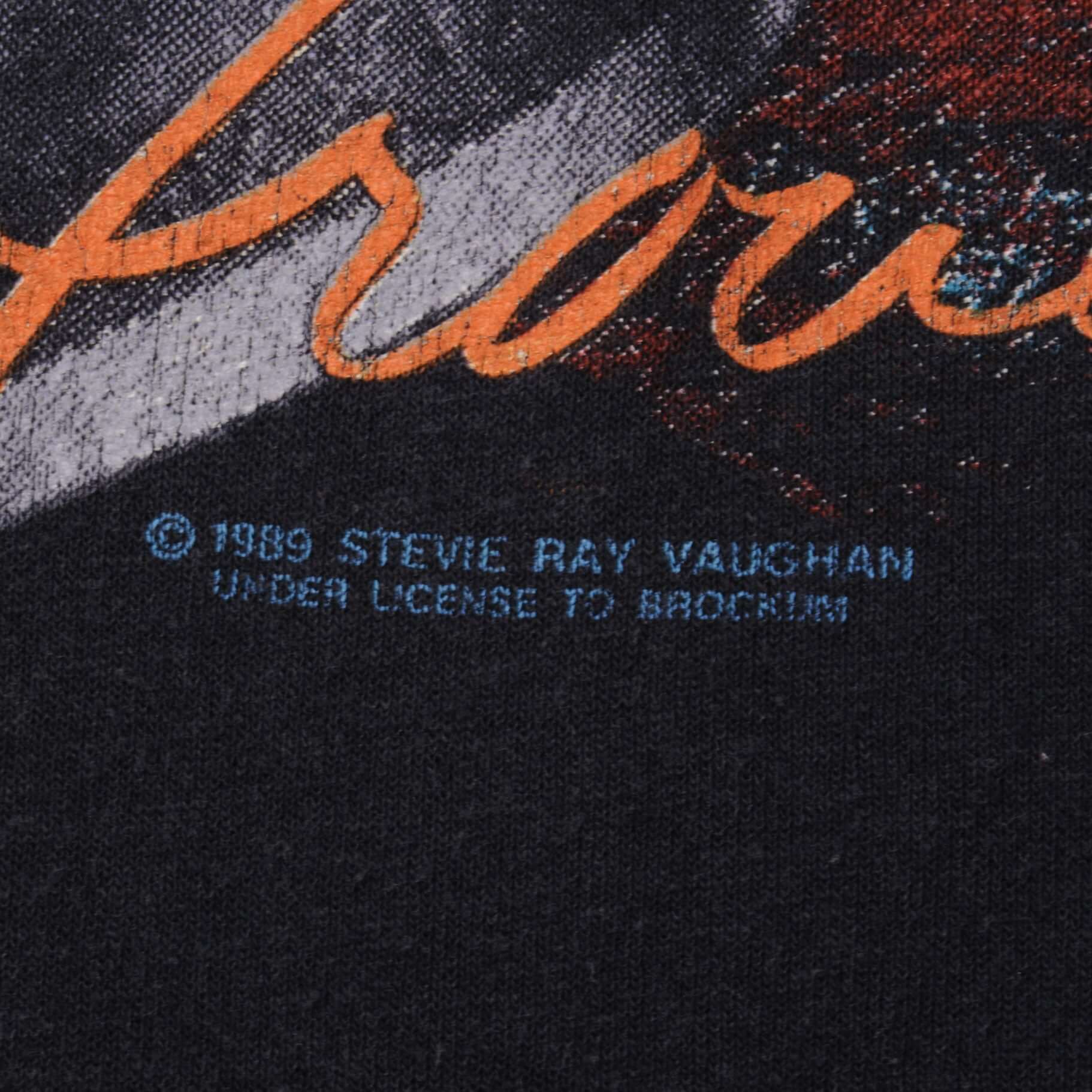 VINTAGE STEVIE RAY VAUGHAN TOUR 1989 TEE SHIRT SIZE MEDIUM MADE IN USA