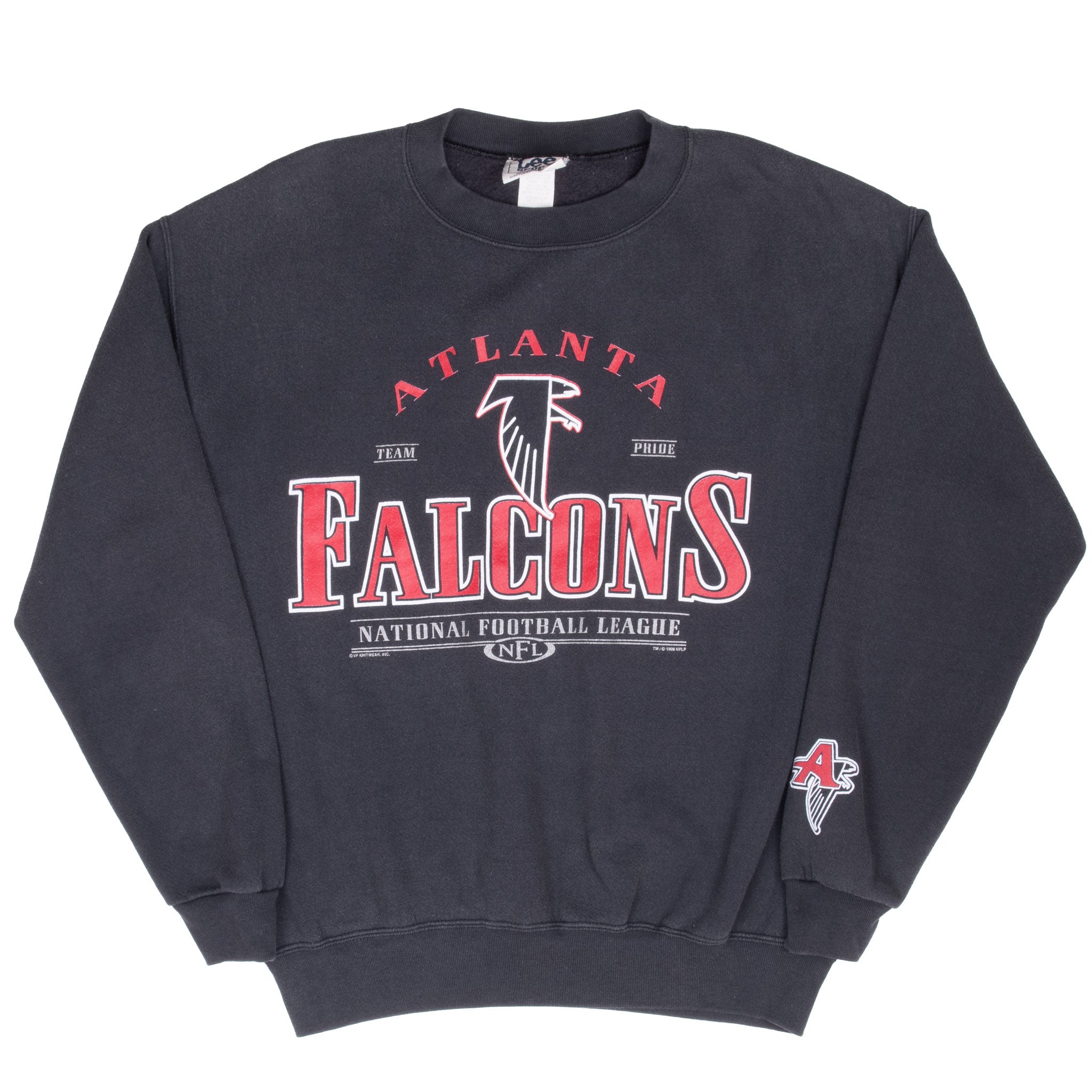 Vintage Nfl Atlanta Falcons 1998 Black Sweatshirt Size Medium