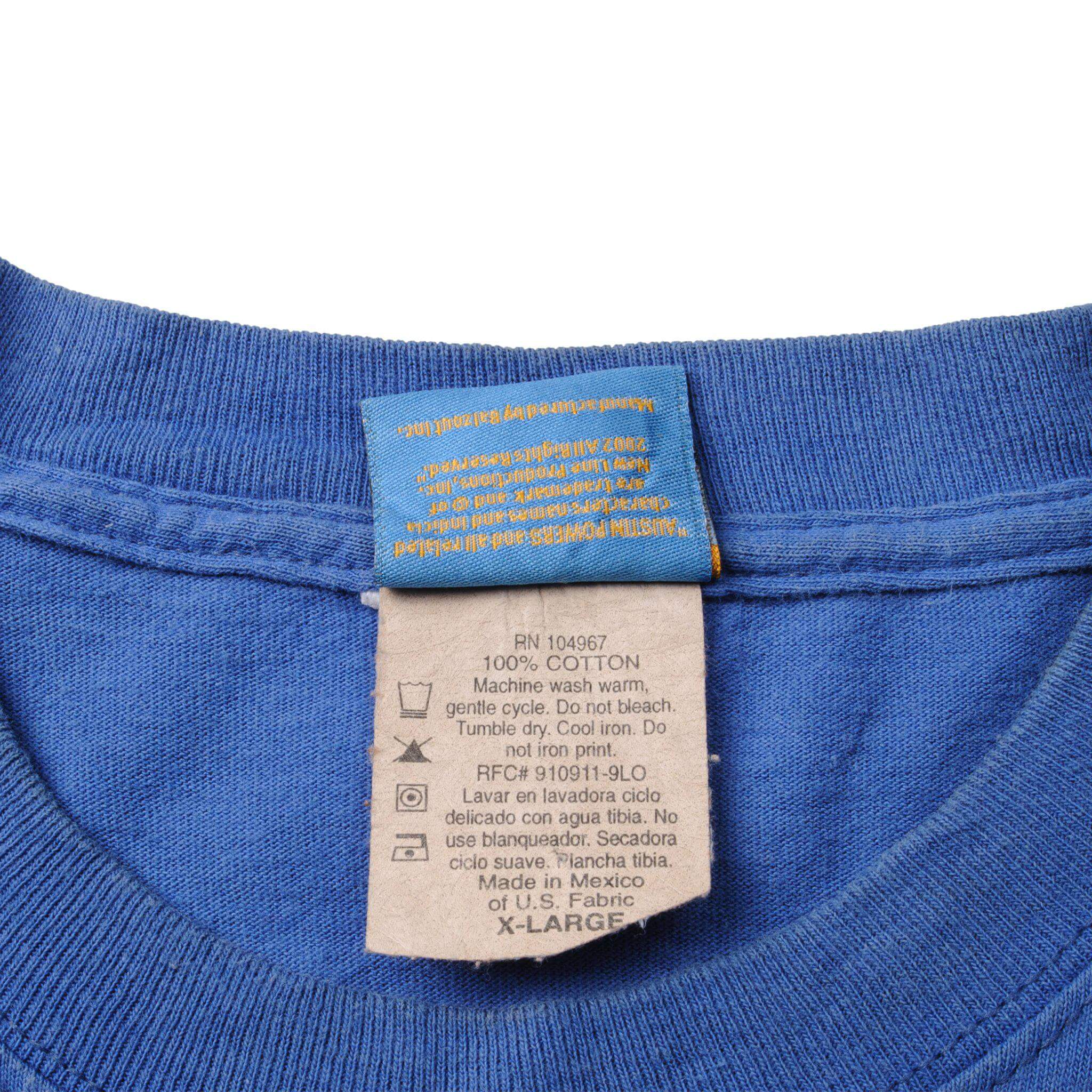 Austin Powers Vintage Label Tag 2002 2000s