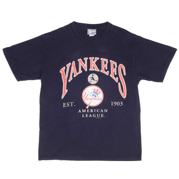 Vintage Mlb New York Yankees 1996 Tee Shirt Size Large Made In Usa