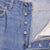 Beautiful Indigo Levis 501 Jeans 1980s Made in USA with Medium Wash  Size on tag 34X33 Actual Size 32X31 Back Button #501