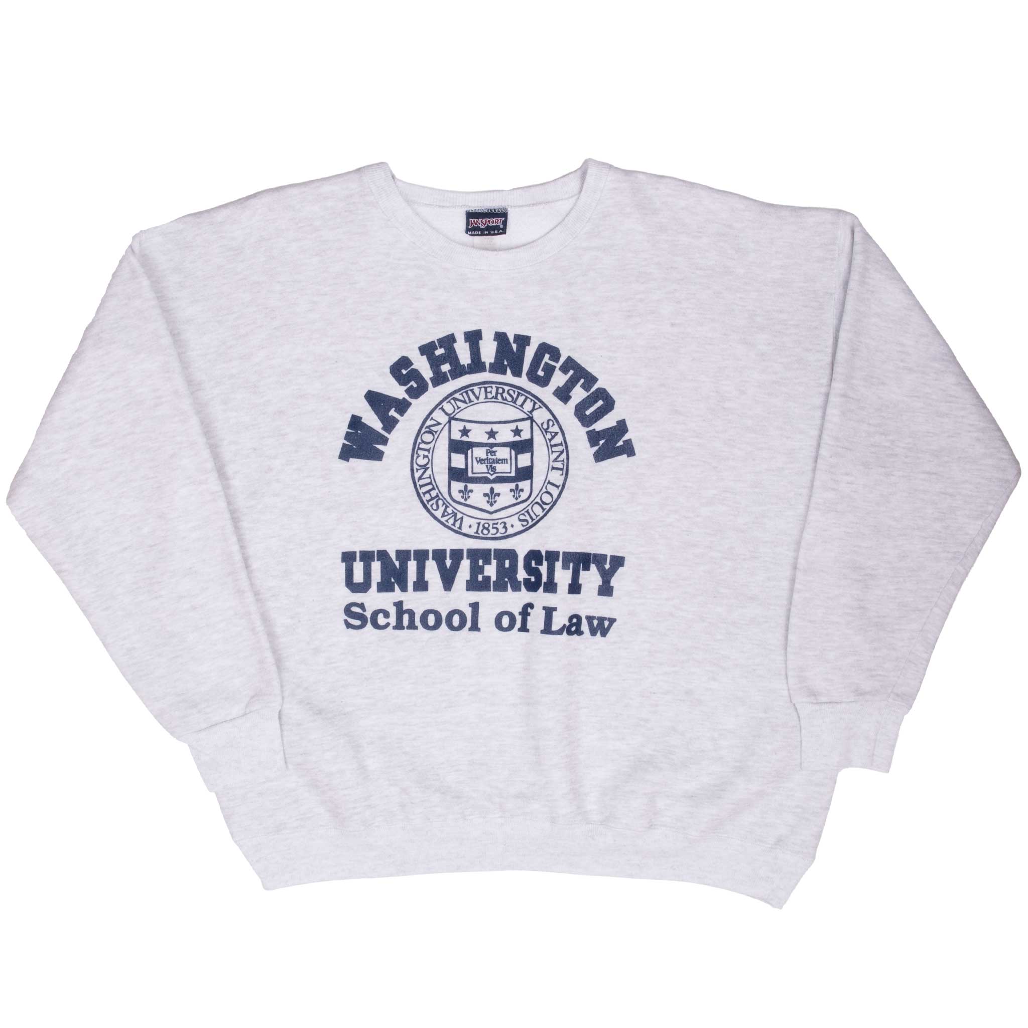 Vintage University Of Washington Law School Sweatshirt 1990S Size 2XL Made In USA