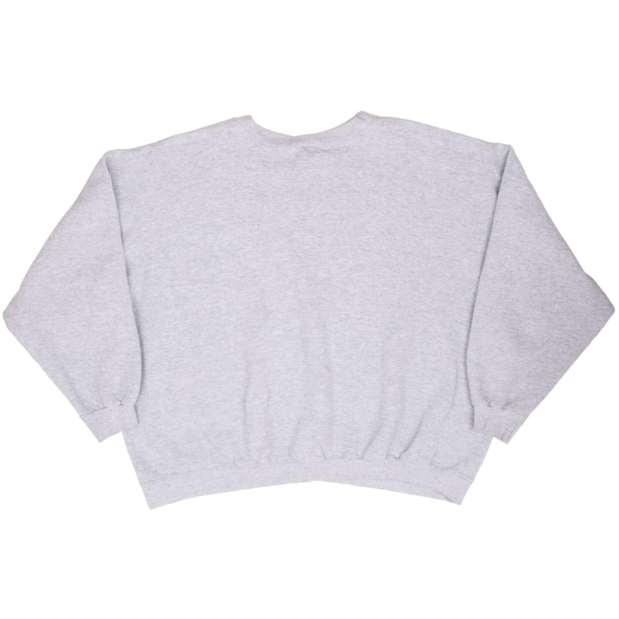 Vintage Nike Classic Swoosh Grey Sweatshirt 1990S Size 2XL Made In Usa