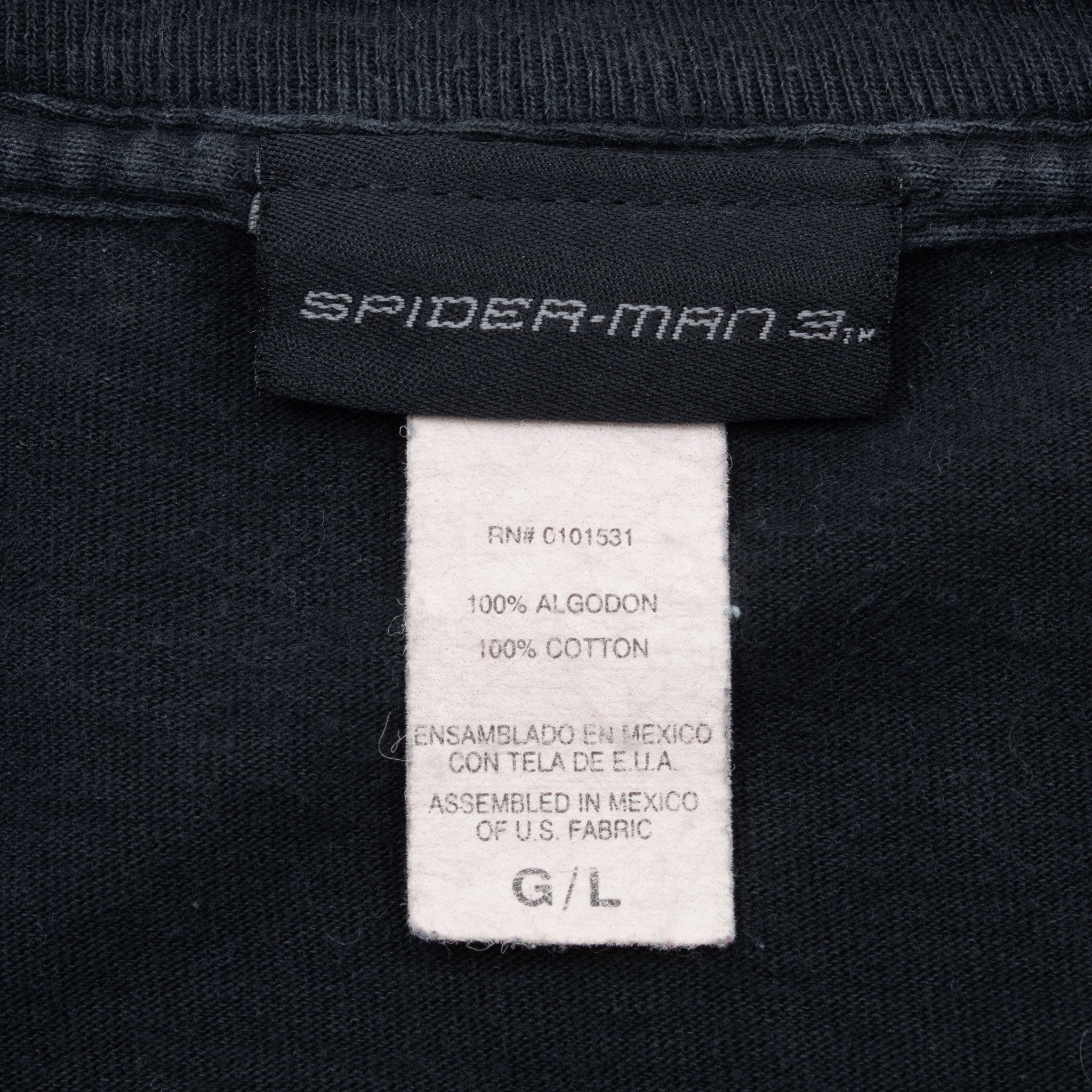 Vintage Spiderman 3 2007 Tee Shirt Size Large