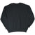 Back of black Russell Athletic blank crewneck sweatshirt