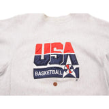 VINTAGE CHAMPION REVERSE WEAVE USA BASKETBALL SWEATSHIRT 1990-MID 1990'S SIZE LARGE MADE IN USA