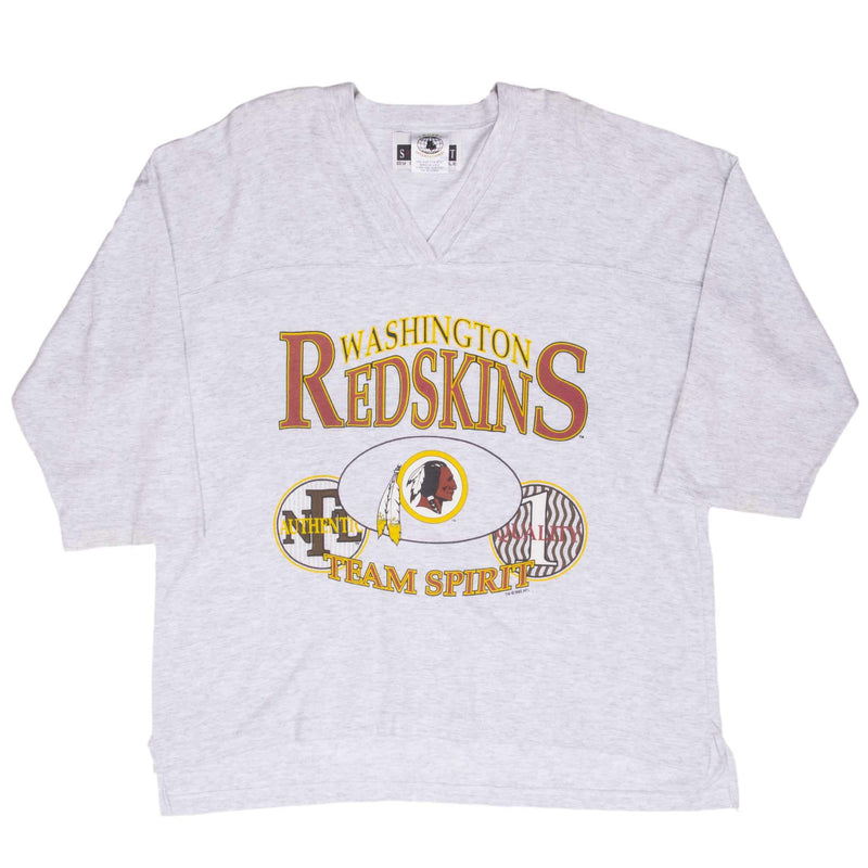 Vintage Nfl Washington Redskins 1992 3/4 Sleeves Tee Shirt Size XL Made In Usa
