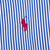 VINTAGE RALPH LAUREN CLASSIC BLUE STRIPED SHIRT SIZE LARGE
