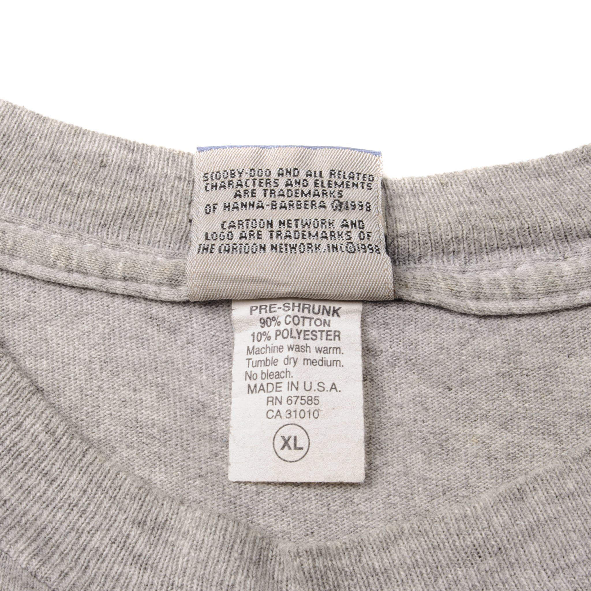 Scooby-Doo ! Wear R.U. ? Vintage Label Tag 1990s 90s