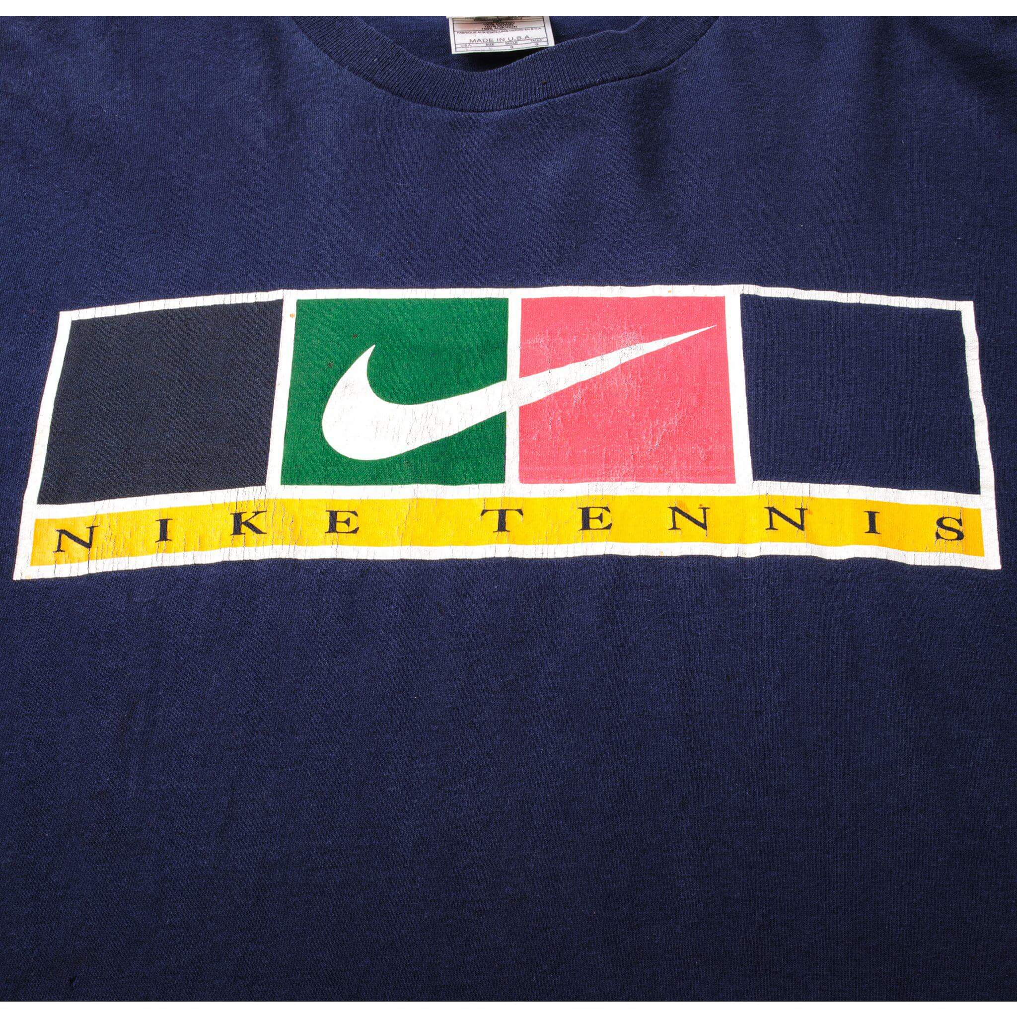 VINTAGE NIKE TEE SHIRT 1990s SIZE LARGE MADE IN USA