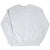 Back of gray Green Bay Packers crewneck sweatshirt with a plain design