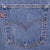Beautiful Indigo Levis 501 Jeans 1990s Made in USA with Medium Wash  Size on tag 38X36 Actual Size 37X34 Back Button #524