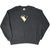 Full front view of black Pittsburgh Penguins crewneck sweatshirt