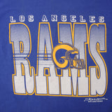 VINTAGE NFL LOS ANGELES RAMS 1990 TEE SHIRT SIZE MEDIUM MADE IN USA