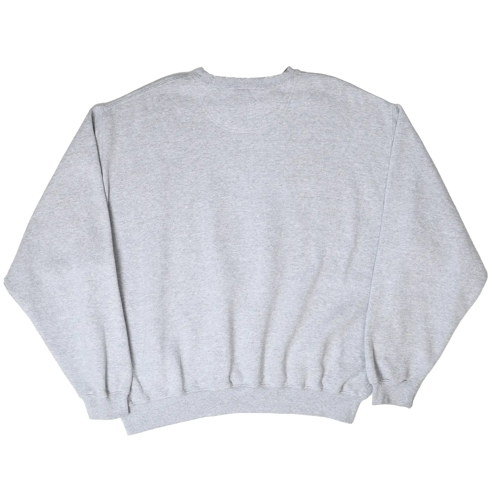Back of grey Nike Air crewneck sweatshirt