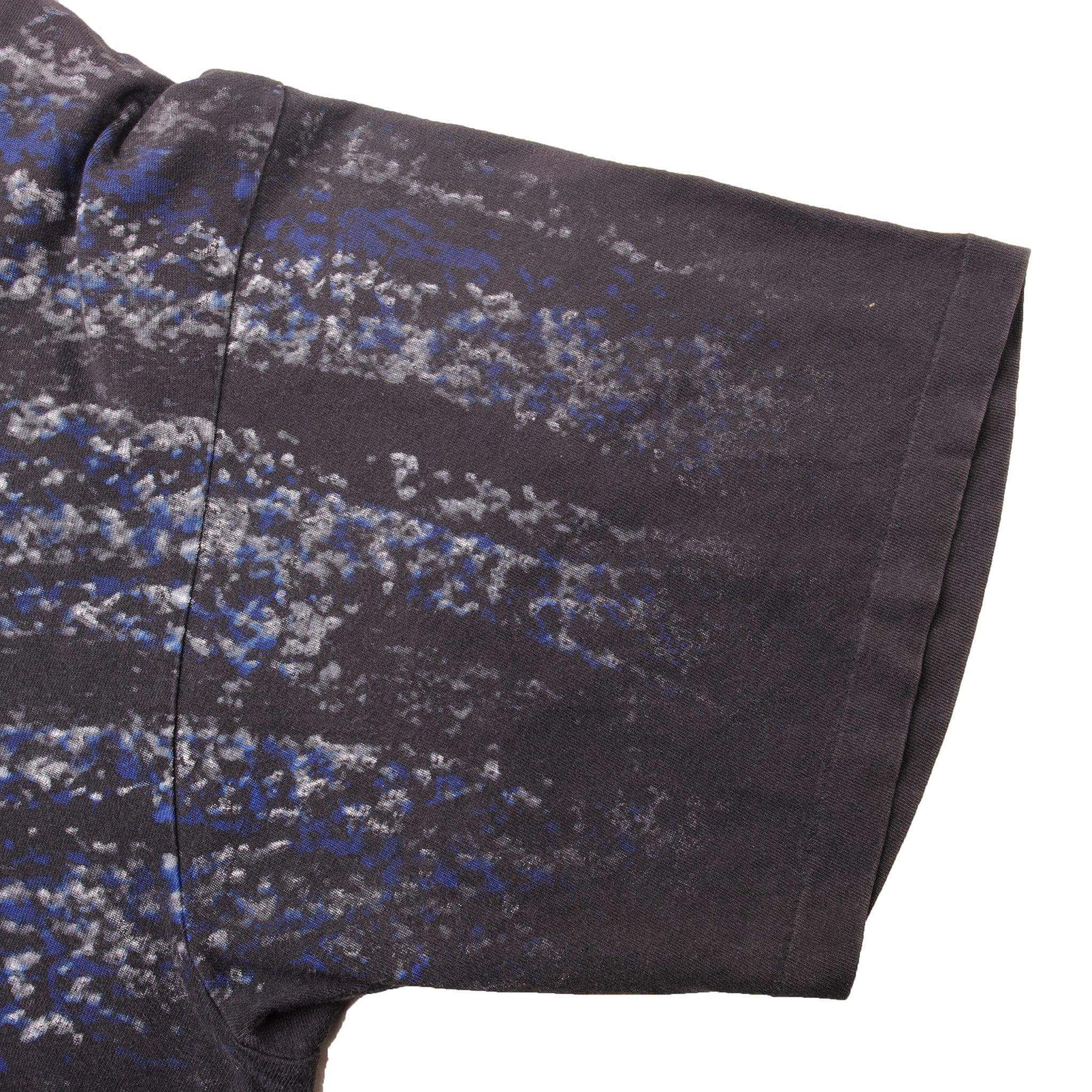 Vintage All Over Print MLB Los Angeles Dodgers Nomo The Tornado 1995 Tee Shirt Size XXL Made In USA With Single Stitch Sleeves.