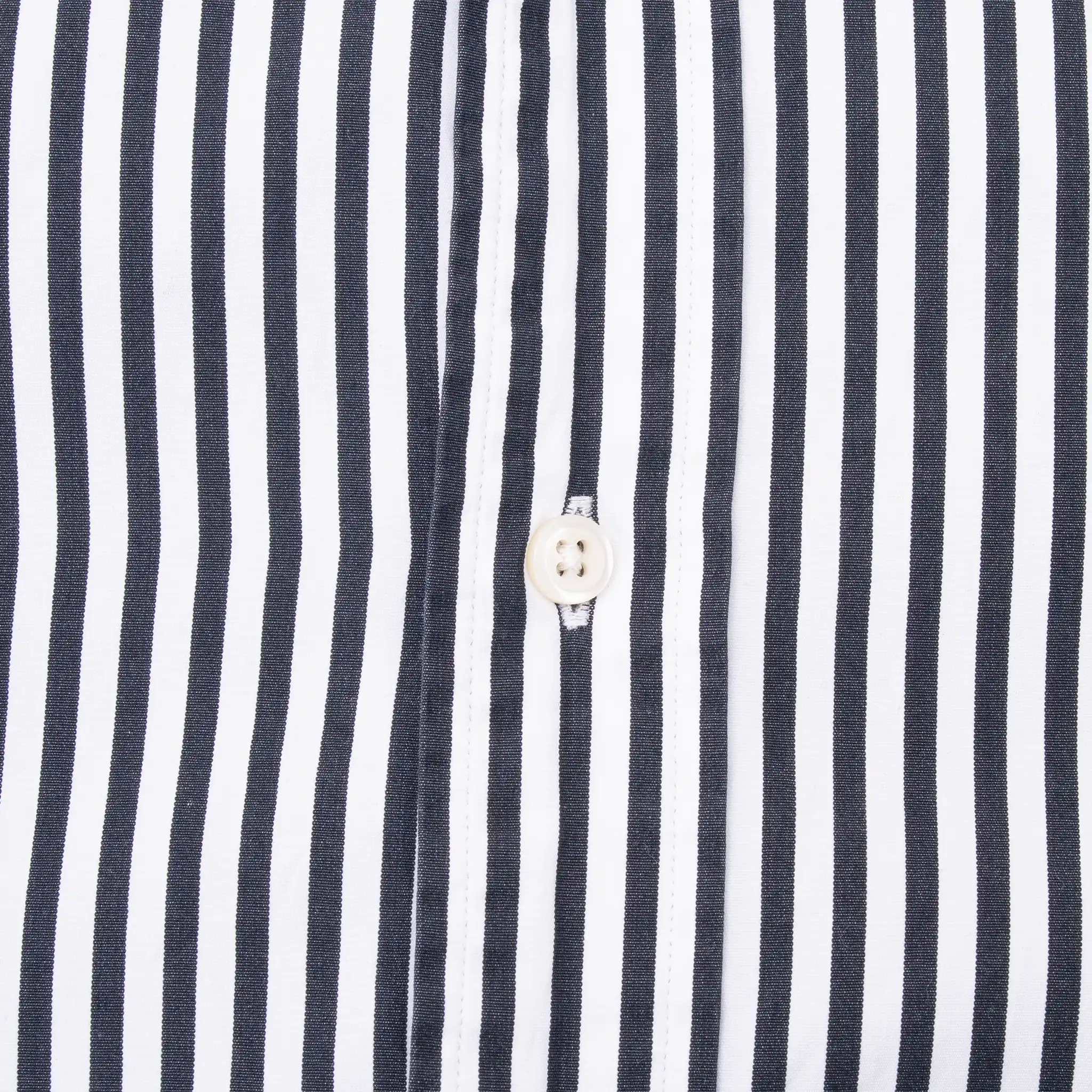 VINTAGE RALPH LAUREN CLASSIC BLACK & WHITE STRIPED SHIRT 1990S SIZE XL