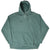 Full front view of green Nike hoodie with drawstring hood, center Swoosh, and kangaroo pocket