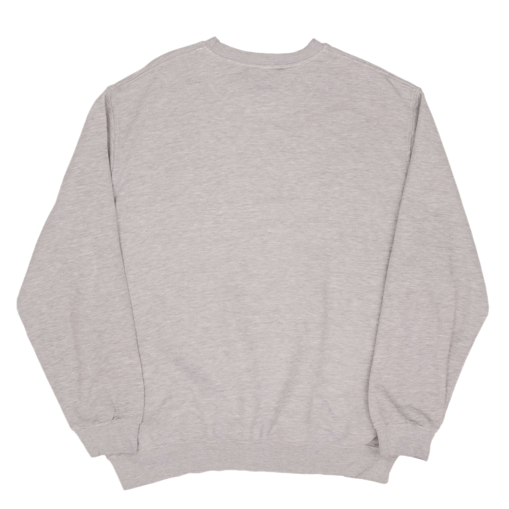 Vintage Nike Classic Swoosh Grey Sweatshirt 2000S Size 2XL