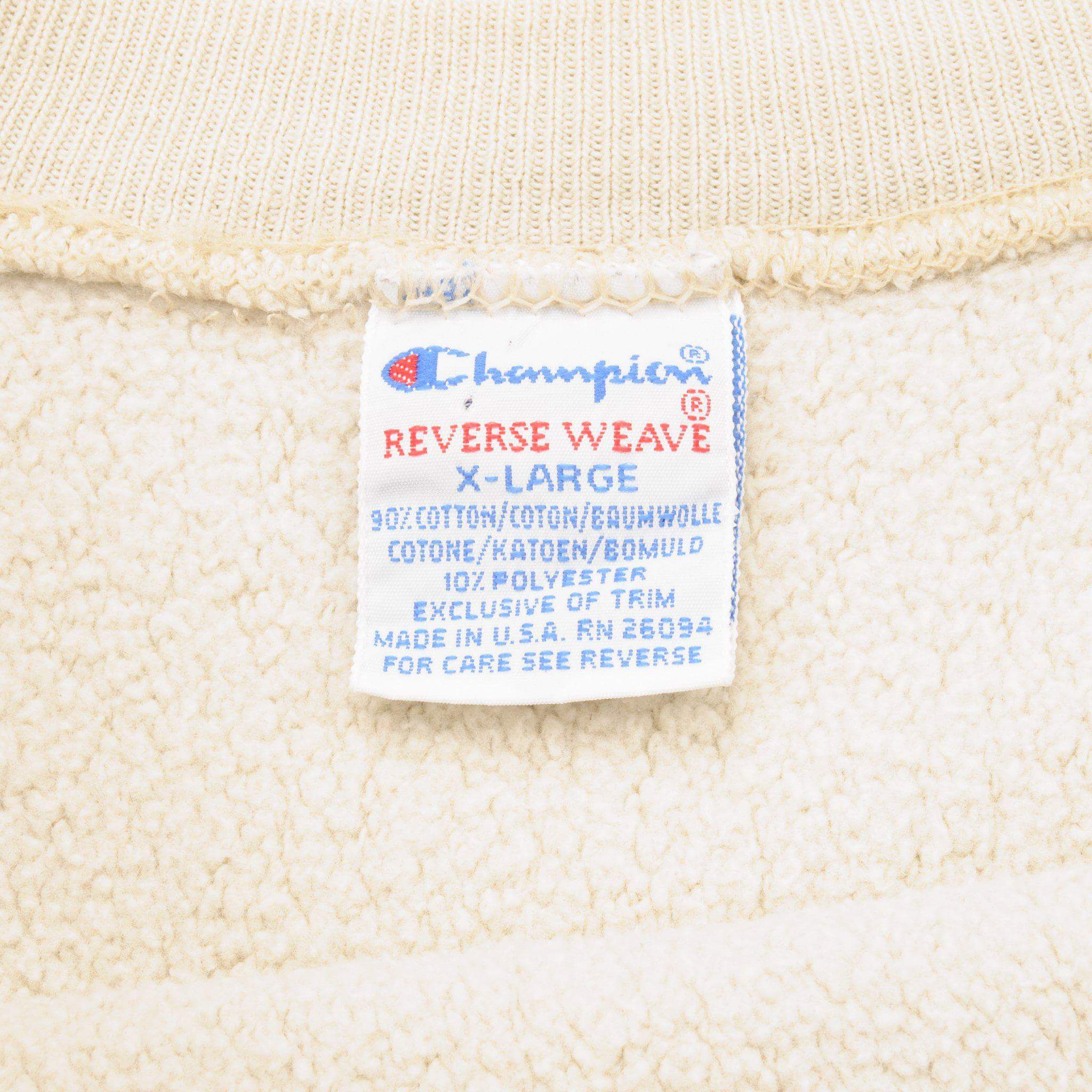 VINTAGE CHAMPION REVERSE WEAVE NOTRE DAME SWEATSHIRT 1990S XL MADE USA