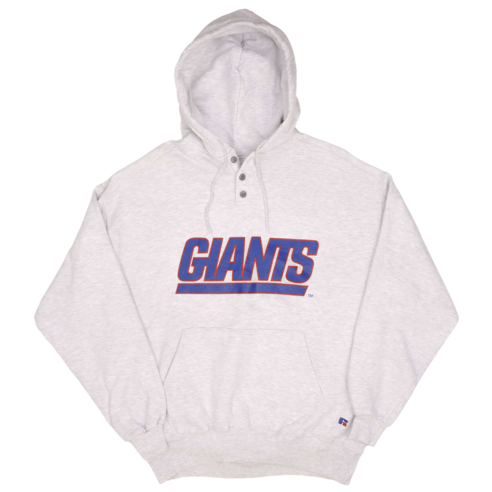 Vintage Nfl New York Giants Russell Heavyweight Hoodie Sweatshirt Size 2XL 1990S Made In USA
