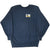 Full front view of navy Champion sweatshirt with white and gold Washington UW embroidery