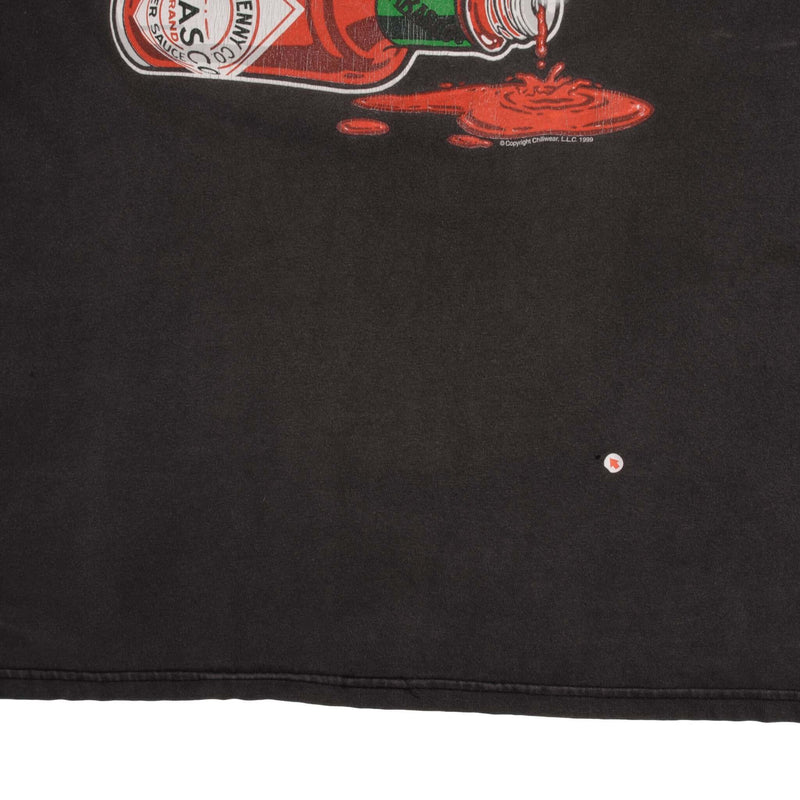 VINTAGE TABASCO PEPPER SAUCE 1999 TEE SHIRT 1990S SIZE XL