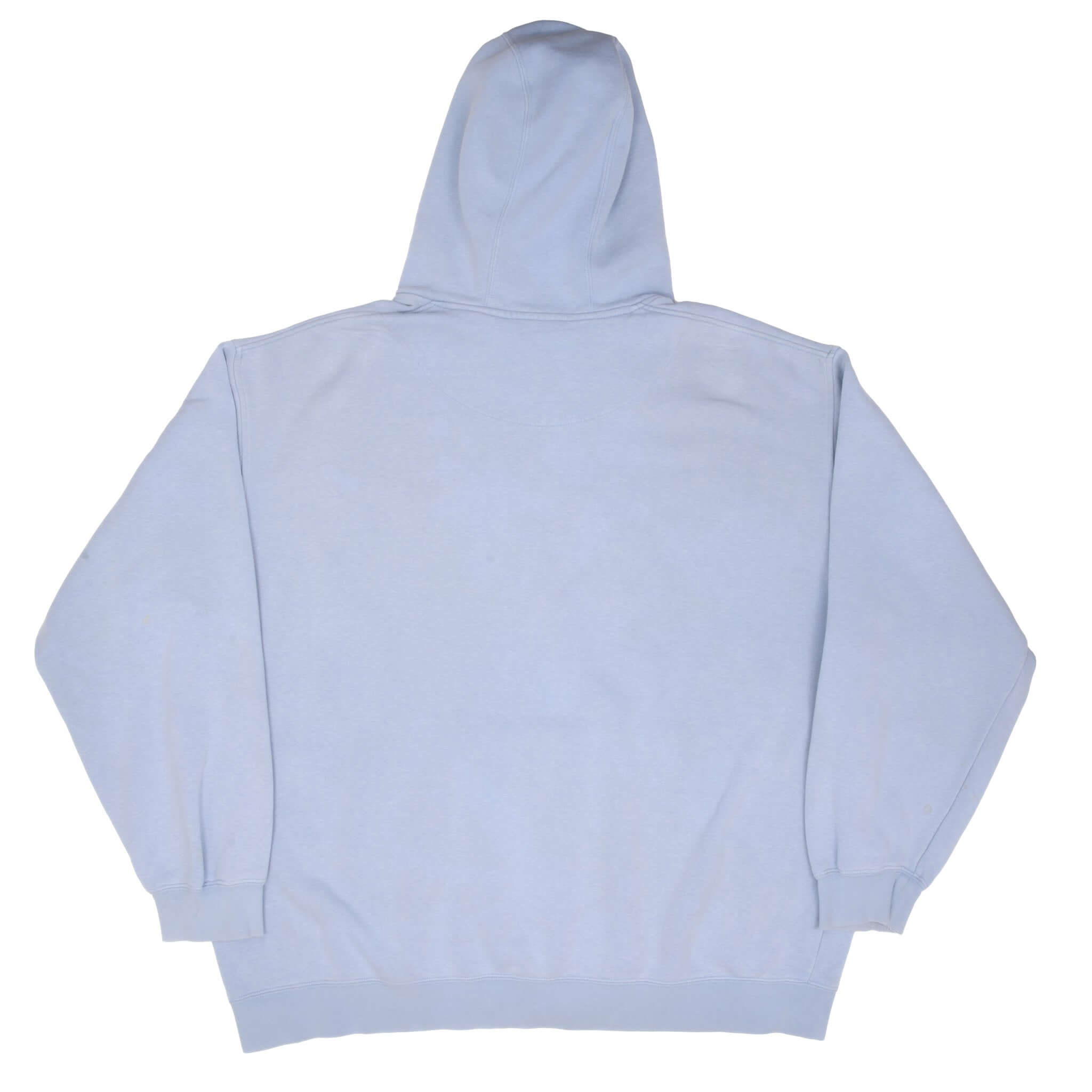 Vintage Nike Spellout Swoosh Blue Hoodie Sweatshirt 2000S Size XL