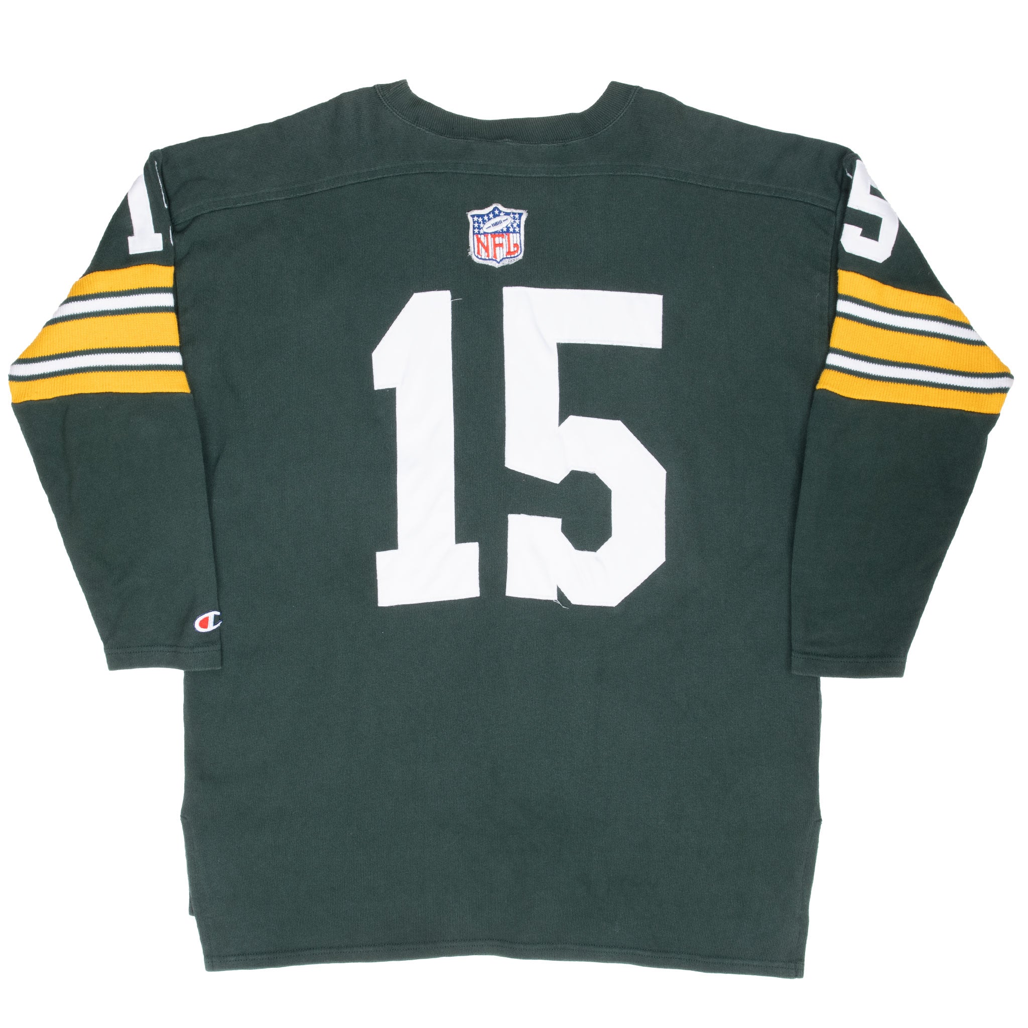 Vintage Nfl Green Bay Bart Starr #15 Super Bowl 1 1966 Champion Throwback Jersey Size XL Made In USA