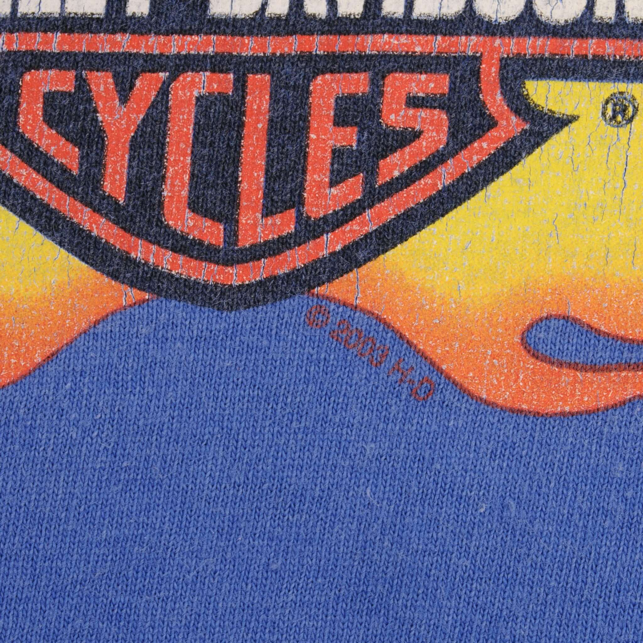 Vintage Harley Davidson Simi Valley Moorpark, CA Long Sleeve Tee Shirt 2003 Size 3XL